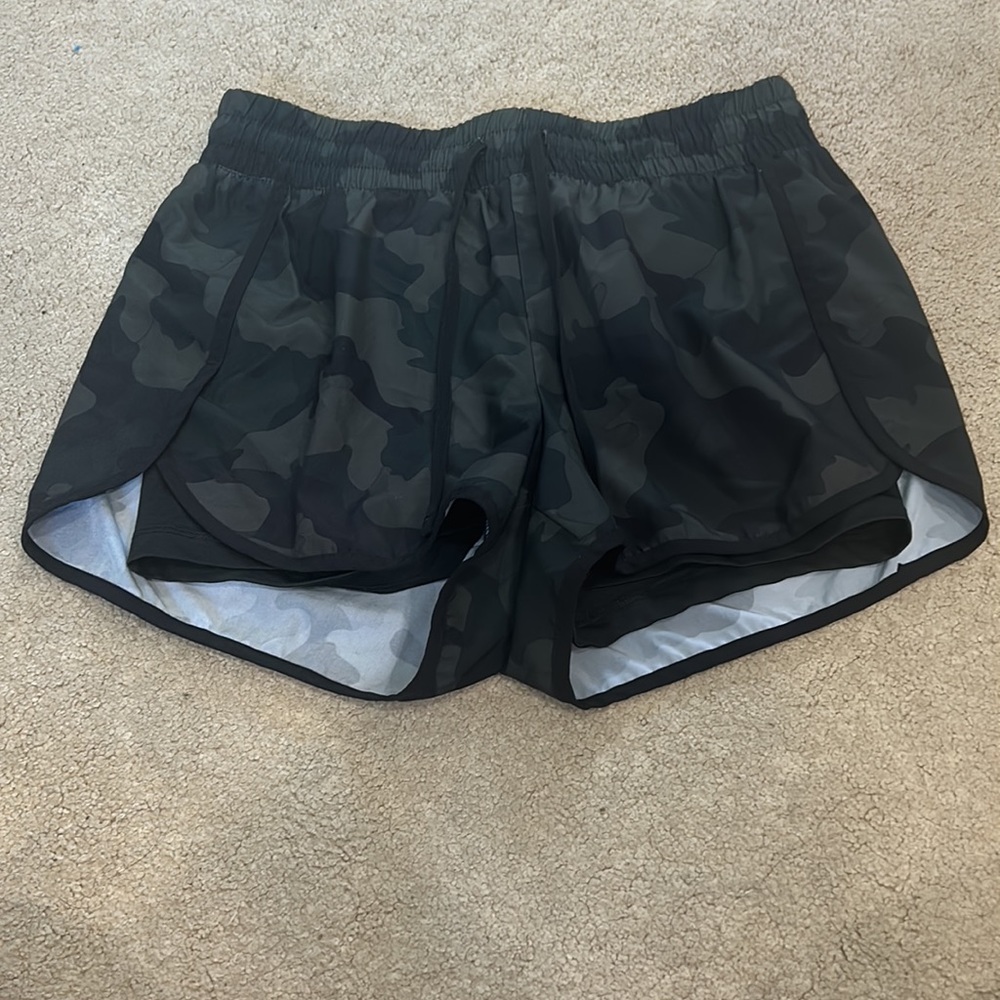 camouflage running shorts